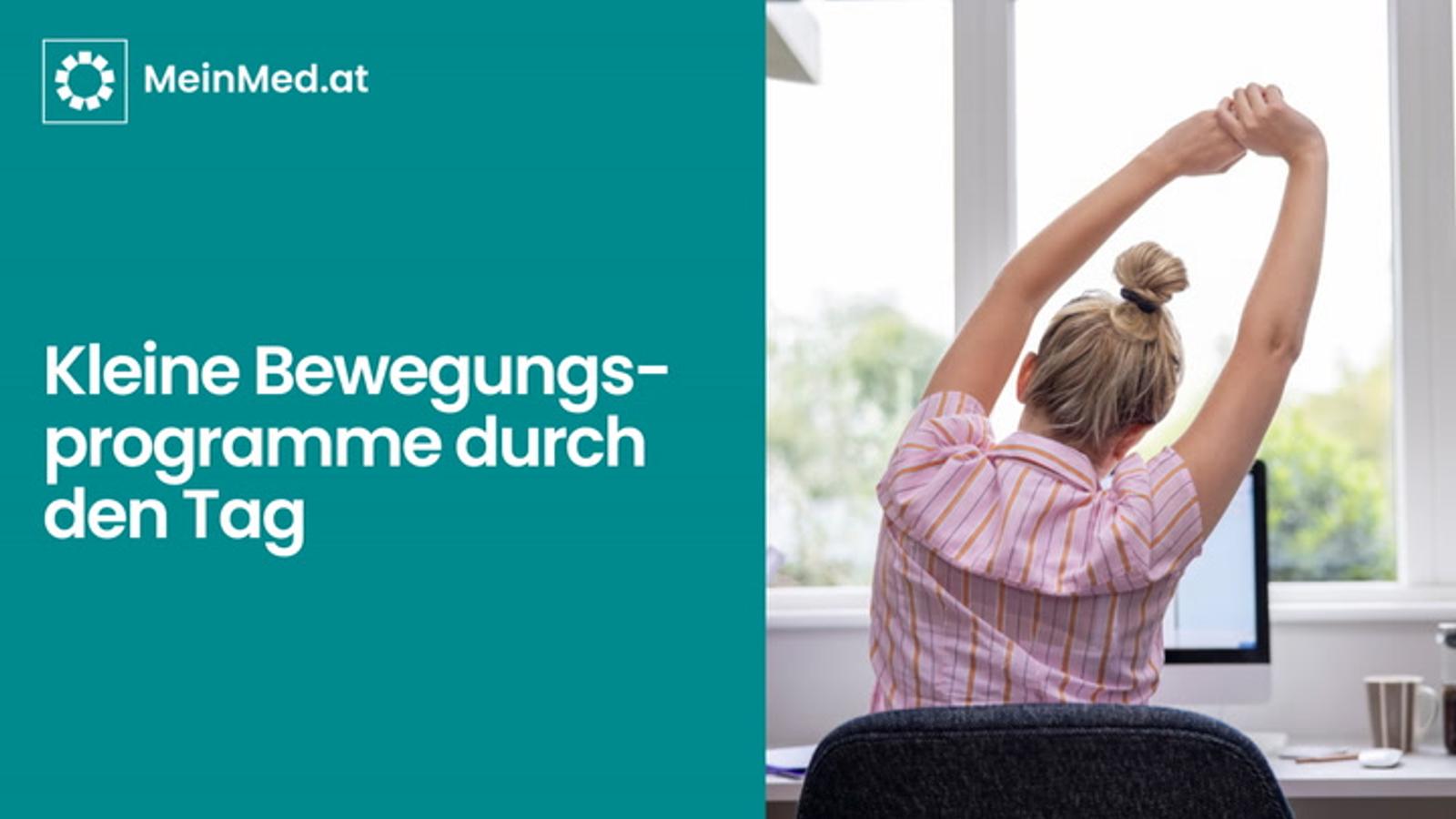 Kleine Bewegungsprogramme durch den Tag