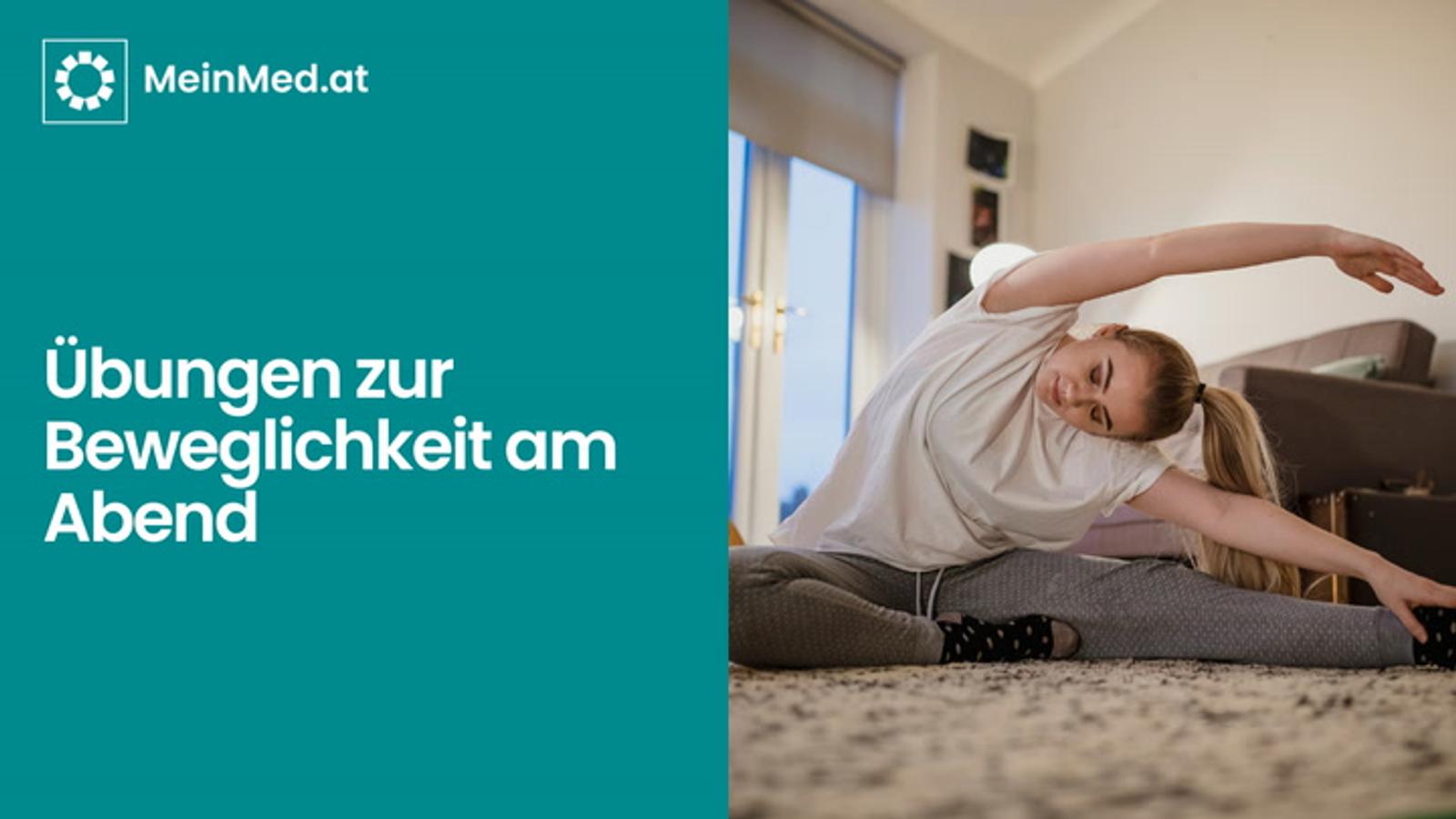 Übungen der Beweglichkeit am Abend