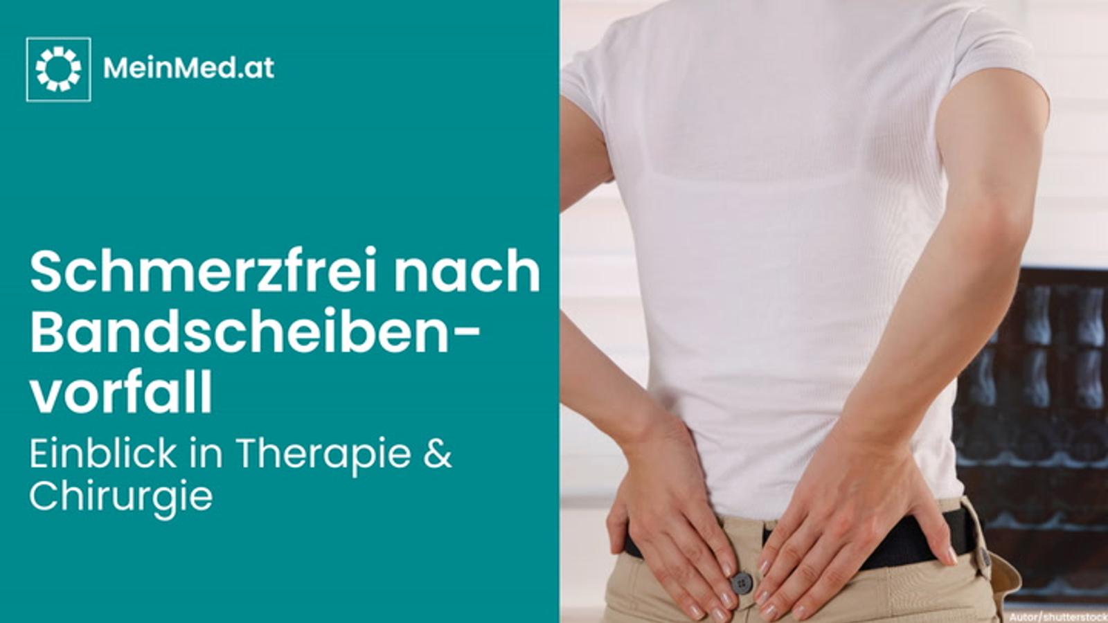 Schmerzfrei werden nach Bandscheibenvorfall