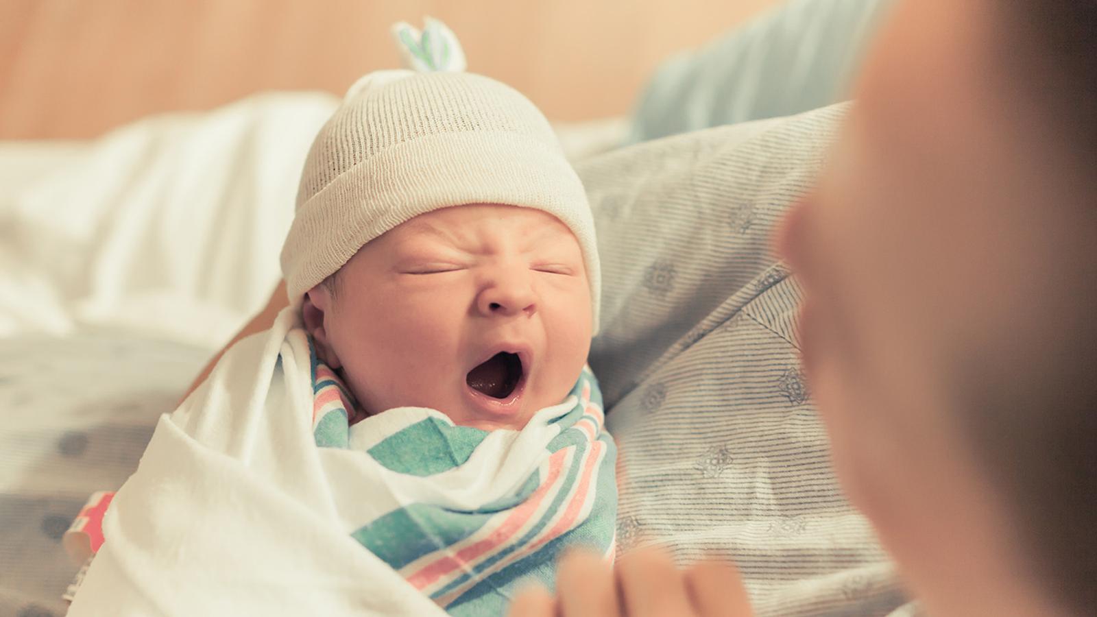 Babys und Kleinkinder Schreiendes Baby