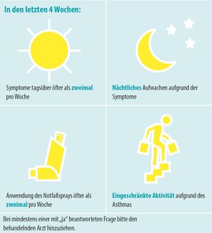 Artikelbild zu Artikel: Asthmakontrolle: Was ist das?