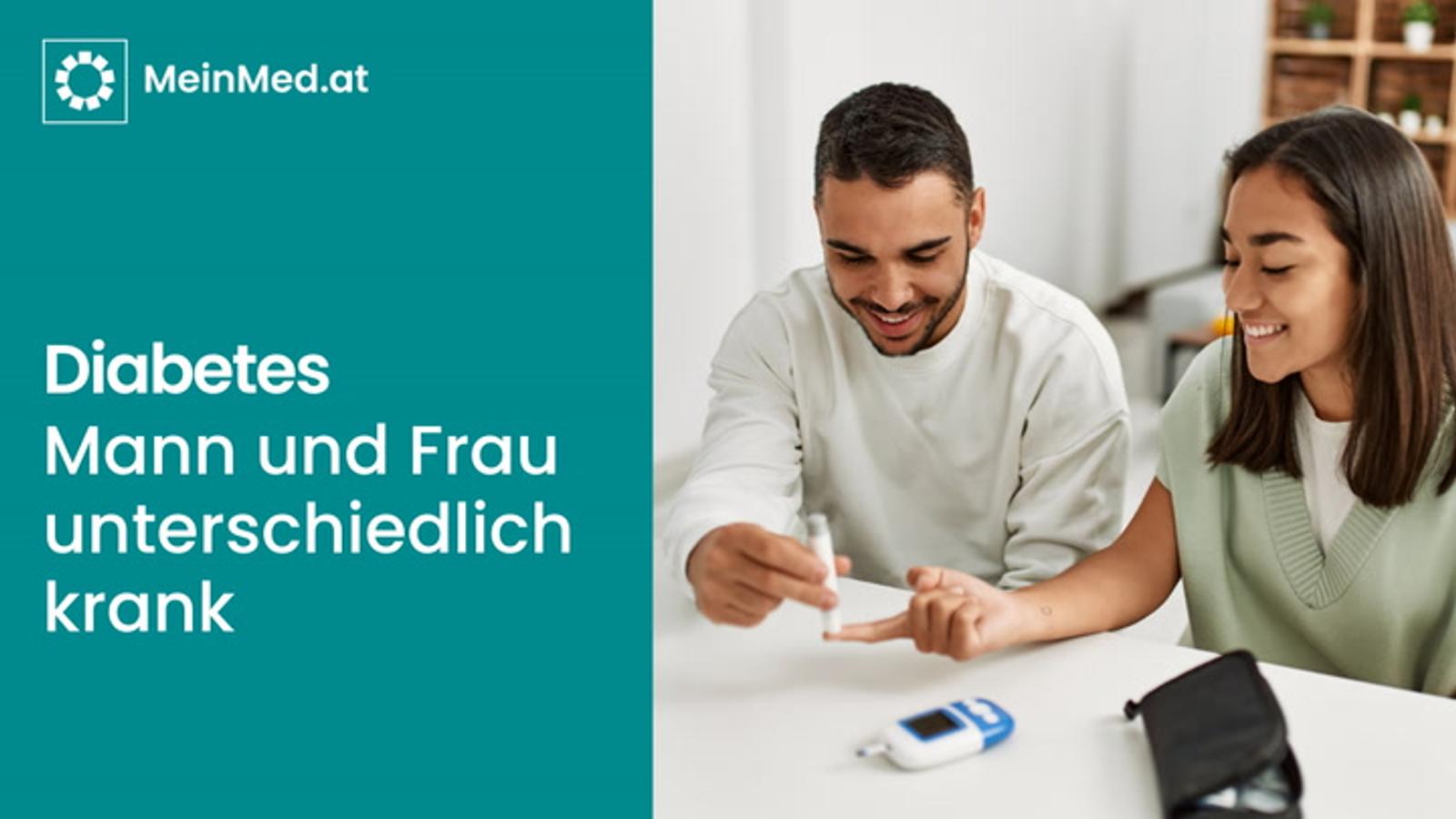 Diabetes: Mann und Frau unterschiedlich krank