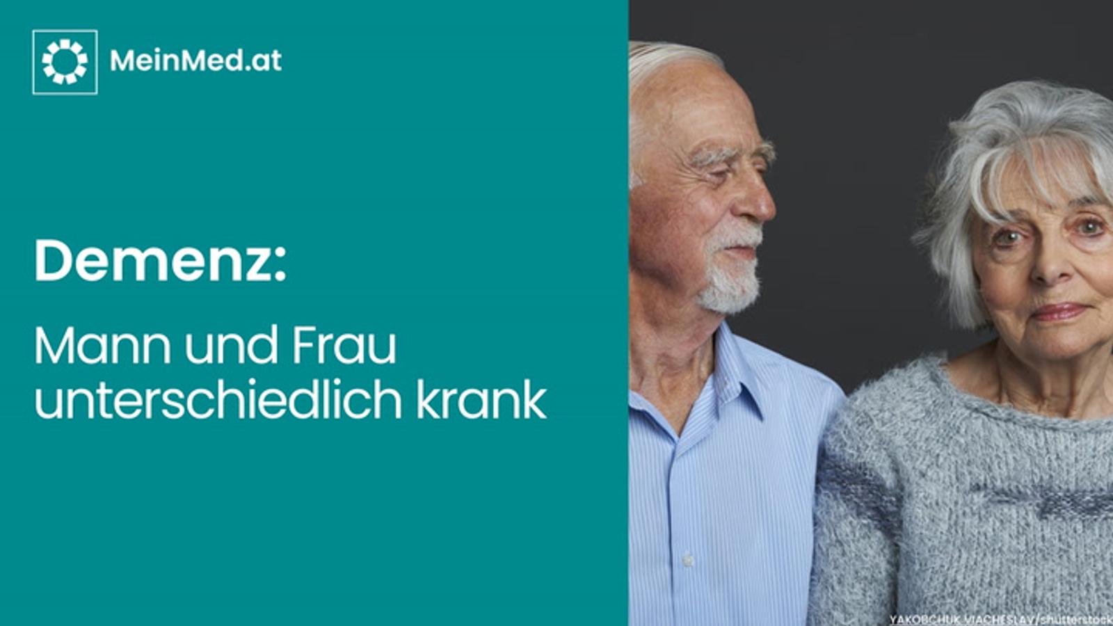Demenz: Mann und Frau unterschiedlich krank